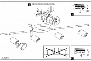 Спот Eglo ПРОМО Buzz-LED 92598