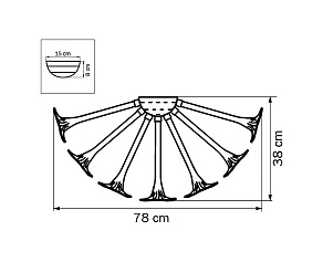 Потолочная люстра Lightstar Bardano 891093