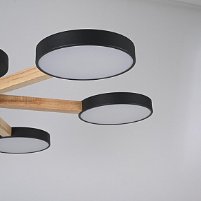 Люстра на штанге Imperiumloft TURNA Black TURNA01