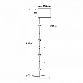 Торшер Uniel UML-T521 UL-00012407