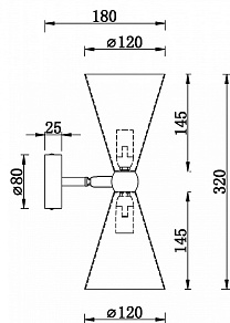 Бра Maytoni Vesper MOD108WL-02WG