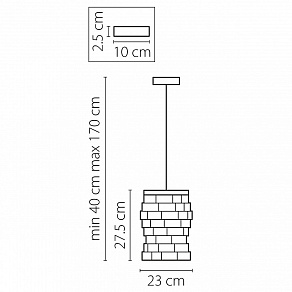 Подвесной светильник Osgona Limpio 722040