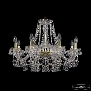 Подвесная люстра Bohemia Ivele Crystal 1409 1409/8/240 G