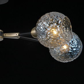 Люстра на штанге ILLUMICO  IL0253-4CSQ-79 BK AB