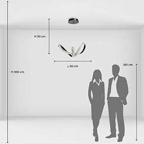 Подвесной светильник De City Оскар 510016101
