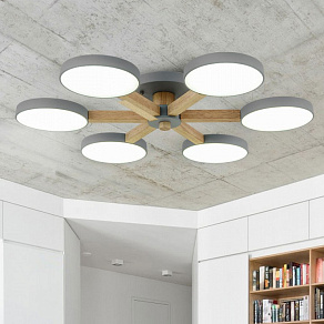 Люстра на штанге Imperiumloft TURNA Gray TURNA01