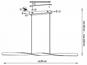 Подвесной светильник Lightstar Torino 615099