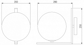 Бра Eurosvet Shape 70131/1 латунь