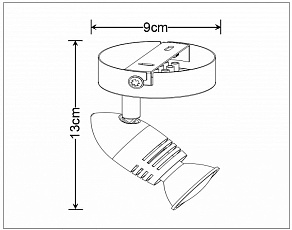 Спот Lucide Caro-Led 13955/05/31