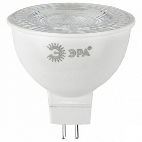 Лампа светодиодная Эра  GU5.3 8Вт 6000K LED Lense MR16-8W-860-GU5.3