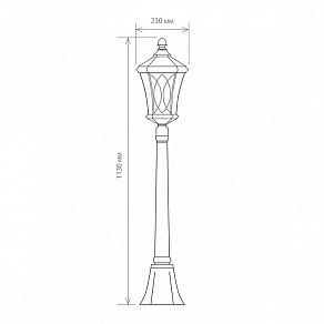 Наземный высокий светильник Elektrostandard Virgo a031924
