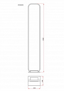 Торшер Globo Silla 67262SB