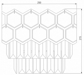 Накладной светильник Eurosvet Ariana 10124/2 хром/прозрачный хрусталь Strotskis (10113/2)