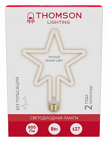 Лампа светодиодная Thomson Deco Big Star E27 8Вт 2700K TH-B2407
