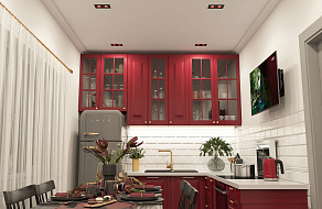 Встраиваемый светильник Denkirs DK3022 DK3072-BK+RD
