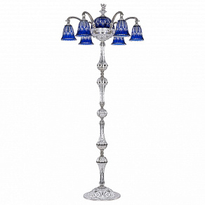 Торшер Bohemia Ivele Crystal 7209 72009TP/6/175 NW P2 D Clear-Blue/H-1I FA1S