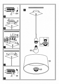 Подвесной светильник Eglo Fonsea 94307