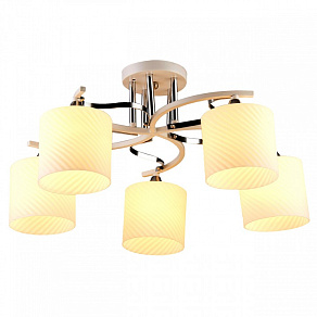 Люстра на штанге Imex MD.3285 MD.3285-5-S CH+WH