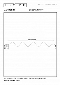 Накладной светильник Lucide Janderin 24205/54/05