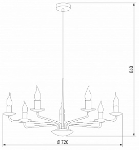 Подвесная люстра TK Lighting Limal 4613 Limal