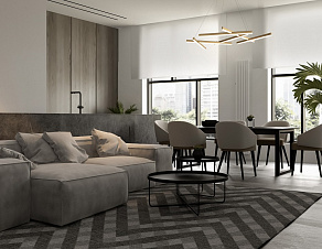 Подвесная люстра Maytoni Line MOD016PL-L75MG3K