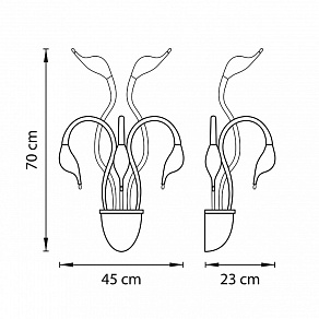 Бра Lightstar Cigno Collo 751652