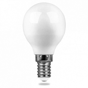 Лампа светодиодная Feron SBG4507 E14 7Вт 4000K 55035