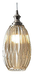 Подвесной светильник Newport 6140 6141/S nickel/clear nonstandart