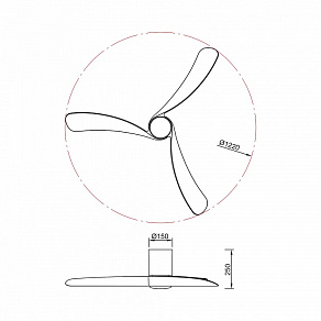 Светильник с вентилятором Mantra NEMO 9048