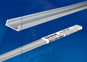 Профиль накладной Uniel UFE-A02 SILVER 200 POLYBAG UL-00000596