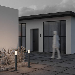 Наземный низкий светильник Maytoni Willis O418FL-01GR1