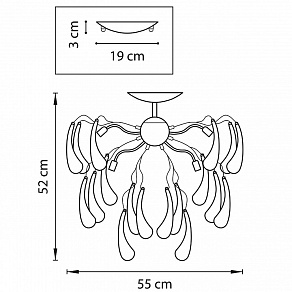 Люстра на штанге Lightstar Manica 794094