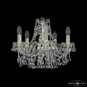 Подвесная люстра Bohemia Ivele Crystal 1409 1409/5/141 G