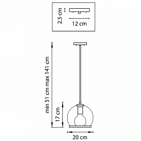 Светильник на штанге Lightstar Sferico 729011