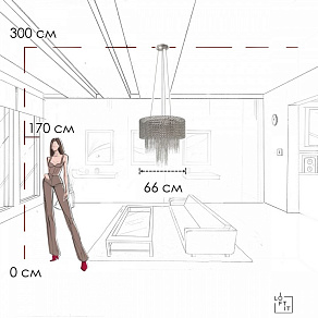 Подвесной светильник Loft it Opera 10406/660