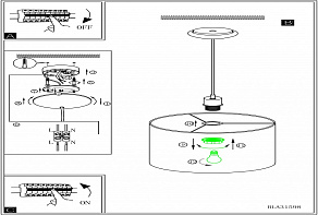 Подвесной светильник Eglo ПРОМО Maserlo 31601