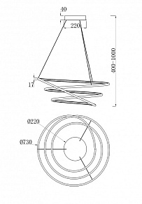 Подвесной светильник Maytoni Nola MOD100PL-L88W
