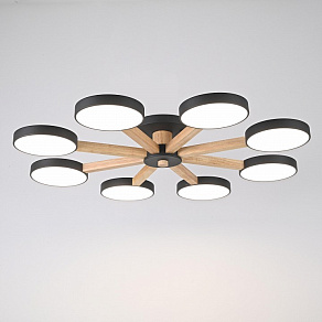 Люстра на штанге Imperiumloft TURNA Black TURNA01