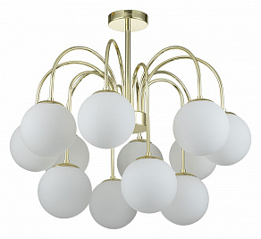 Люстра на штанге Indigo Classic 13017/12R Gold