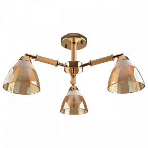 Люстра на штанге Imex MD.8315 MD.8315-3-S-FGD+WOOD