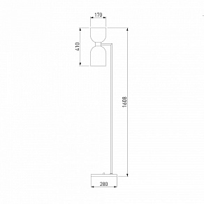 Торшер Eurosvet Tandem 01085/2