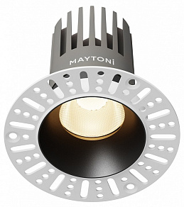 Встраиваемый светильник Maytoni  DL121-15W-3K-TRS-B