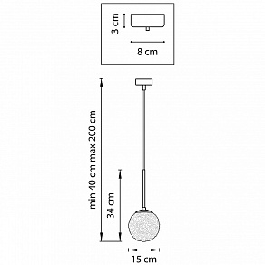 Подвесной светильник Lightstar Bari 815210