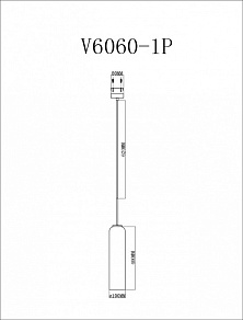 Подвесной светильник Moderli Celebria V6060-1P