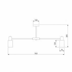 Потолочная люстра Eurosvet Vegga 70160/12 латунь Smart
