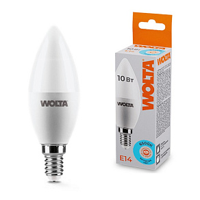 Лампа светодиодная Wolta  E14 10Вт 6500K 25WC10E14