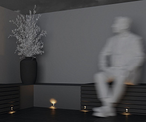 Встраиваемый в дорогу светильник Maytoni Flash O044DL-L1S3K