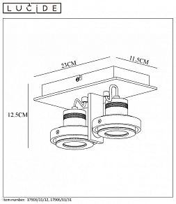 Спот Lucide Landa 17906/11/31