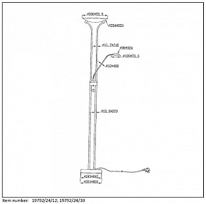 Торшер с подсветкой Lucide Champion-Led 19792/24/12