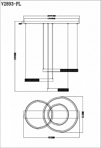 Подвесной светильник Moderli Novas V2893-PL
